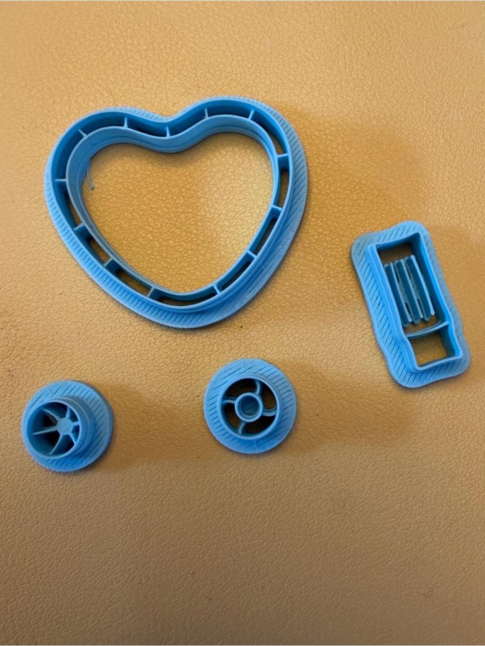 Swimming pool & toys polymer clay Cutter Set